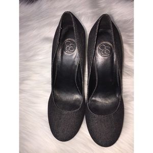 Jessica Simpson Black Denim Pumps - Size 9